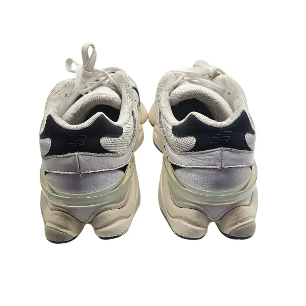 New Balance 9060 White Black Sea Salt Chunky Dad Sneakers Men's Size 9.5